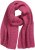 Ulla Popken Garter Stitch Knit Scarf Pink - Accessori - 