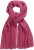 Ulla Popken Garter Stitch Knit Scarf Pink - Accessori - 