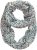 Ulla Popken Ditsy Floral Infinity Scarf Off-White - Accessori - 