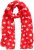 Ulla Popken Polka Dot Scarf Neon Red - Accessori - 