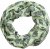 Ulla Popken Leaf Print Infinity Scarf Pistachio - Accessori - 