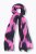 Ulla Popken Two Tone Fringed Hem Scarf Bold Pink - Accessori - 
