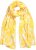 Ulla Popken Circle Print Scarf Yellow - Accessori - 