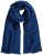 Ulla Popken Pleated Lightweight Scarf Dark Blue - Accessori - 