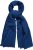 Ulla Popken Pleated Lightweight Scarf Dark Blue - Accessori - 