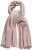 Ulla Popken Fringed Hem Knit Scarf Mocha Brown - Accessori - 