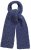 Ulla Popken Marled Mix Yarn Wool Blend Scarf Deep Aqua - Accessori - 