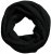 Ulla Popken Knit Infinity Scarf Black - Accessori - 