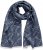 Ulla Popken Smyle Reversible Scarf Navy - Accessori - 