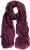 Ulla Popken Silk Scarf Aubergine - Accessori - 