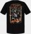 JP1880 KISS Retro Graphic Comfort Fit Band T-Shirt Black - Magliette - Magliette Uomo Taglie Forti