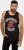 JP1880 Rolling Stones Graphic Band Tank Top Black - Magliette - Magliette Uomo Taglie Forti