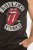 JP1880 Rolling Stones Graphic Band Tank Top Black - Magliette - Magliette Uomo Taglie Forti