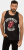 JP1880 Rolling Stones Graphic Band Tank Top Black - Magliette - Magliette Uomo Taglie Forti
