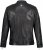 JP1880 Classic Biker Style Leather Jacket Black - Giubbotti - Giubbotti Uomo Taglie Forti