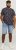 Jack & Jones Rick Original Shorts Blue Denim - Shorts - Pantaloncini Uomo Taglie Forti