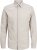 Jack & Jones Breeze Linen Blend Long Sleeve Shirt Crockery - Camicie - Camicie Taglie Forti Uomo