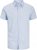 Jack & Jones Breeze Linen Blend Short Sleeve Shirt Chambray Blue - Camicie - Camicie Taglie Forti Uomo