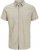 Jack & Jones Breeze Linen Blend Short Sleeve Shirt Beige - Camicie - Camicie Taglie Forti Uomo