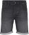 Jack & Jones Rick Con I.K. SHORTS Black Denim - Shorts - Pantaloncini Uomo Taglie Forti
