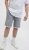 Jack & Jones Rick Icon I.K. GE 063 Shorts Grey Denim - Shorts - Pantaloncini Uomo Taglie Forti