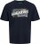 Jack & Jones Hawaii Shape Crew Neck T-Shirt Navy - Magliette - Magliette Uomo Taglie Forti