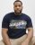 Jack & Jones Hawaii Shape Crew Neck T-Shirt Navy - Magliette - Magliette Uomo Taglie Forti
