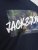 Jack & Jones Hawaii Shape Crew Neck T-Shirt Navy - Magliette - Magliette Uomo Taglie Forti