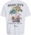 Jack & Jones Botaniq Crew Neck T-Shirt Bright White - Magliette - Magliette Uomo Taglie Forti