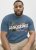 Jack & Jones Hawaii Shape Crew Neck T-Shirt Blue - Magliette - Magliette Uomo Taglie Forti
