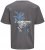 Jack & Jones Hawaii Crew Neck T-Shirt Grey - Magliette - Magliette Uomo Taglie Forti