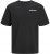 Jack & Jones Hawaii Crew Neck T-Shirt Black - Magliette - Magliette Uomo Taglie Forti