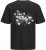 Jack & Jones Hawaii Crew Neck T-Shirt Black - Magliette - Magliette Uomo Taglie Forti