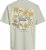 Jack & Jones Almeria Back Print T-Shirt Light Green - Magliette - Magliette Uomo Taglie Forti