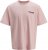 Jack & Jones Fold Crew Neck T-Shirt Tickled Pink - Magliette - Magliette Uomo Taglie Forti