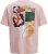 Jack & Jones Fold Crew Neck T-Shirt Tickled Pink - Magliette - Magliette Uomo Taglie Forti