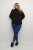 Kaffe Curve Ditta Smock Blusa Nero Profondo - Camicie e tuniche - 