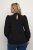 Kaffe Curve Ditta Smock Blusa Nero Profondo - Camicie e tuniche - 