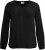 Kaffe Curve Ami Manica lunga Blusa Nero profondo - T-shirt - 