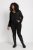 Kaffe Curve Ami Manica lunga Blusa Nero profondo - T-shirt - 