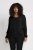 Kaffe Curve Ami Manica lunga Blusa Nero profondo - T-shirt - 