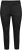 Kaffe Curve Leana Pantaloni Chino 7/8 Nero Profondo - Jeans & Pantaloni Donna Taglie Comode – Plus Size - 