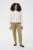 Kaffe Curve Leana Pantaloni Chino 7/8 Rovere Pietrificato - Jeans & Pantaloni Donna Taglie Comode – Plus Size - 