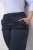 Kaffe Curve Leana Pantaloni Chino 7/8 Blu Marino Mezzanotte - Jeans & Pantaloni Donna Taglie Comode – Plus Size - 