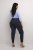Kaffe Curve Leana Pantaloni Chino 7/8 Blu Marino Mezzanotte - Jeans & Pantaloni Donna Taglie Comode – Plus Size - 