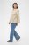 Kaffe Curve Josa Shirt Feather Grey Stripe - Camicie - 