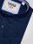 D555 Richard Camicia Oxford A Maniche Lunghe TALL Blu Navy - TALL camicie - 