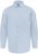 D555 Oliver Camicia Elasticizzata A Maniche Lunghe Antimacchia No Stiro Azzurro Cielo - Camicie - Camicie Taglie Forti Uomo