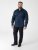 D555 Oliver Camicia Elasticizzata A Maniche Lunghe Antimacchia No Stiro Blu Navy - Camicie - Camicie Taglie Forti Uomo