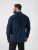 D555 Oliver Camicia Elasticizzata A Maniche Lunghe Antimacchia No Stiro Blu Navy - Camicie - Camicie Taglie Forti Uomo